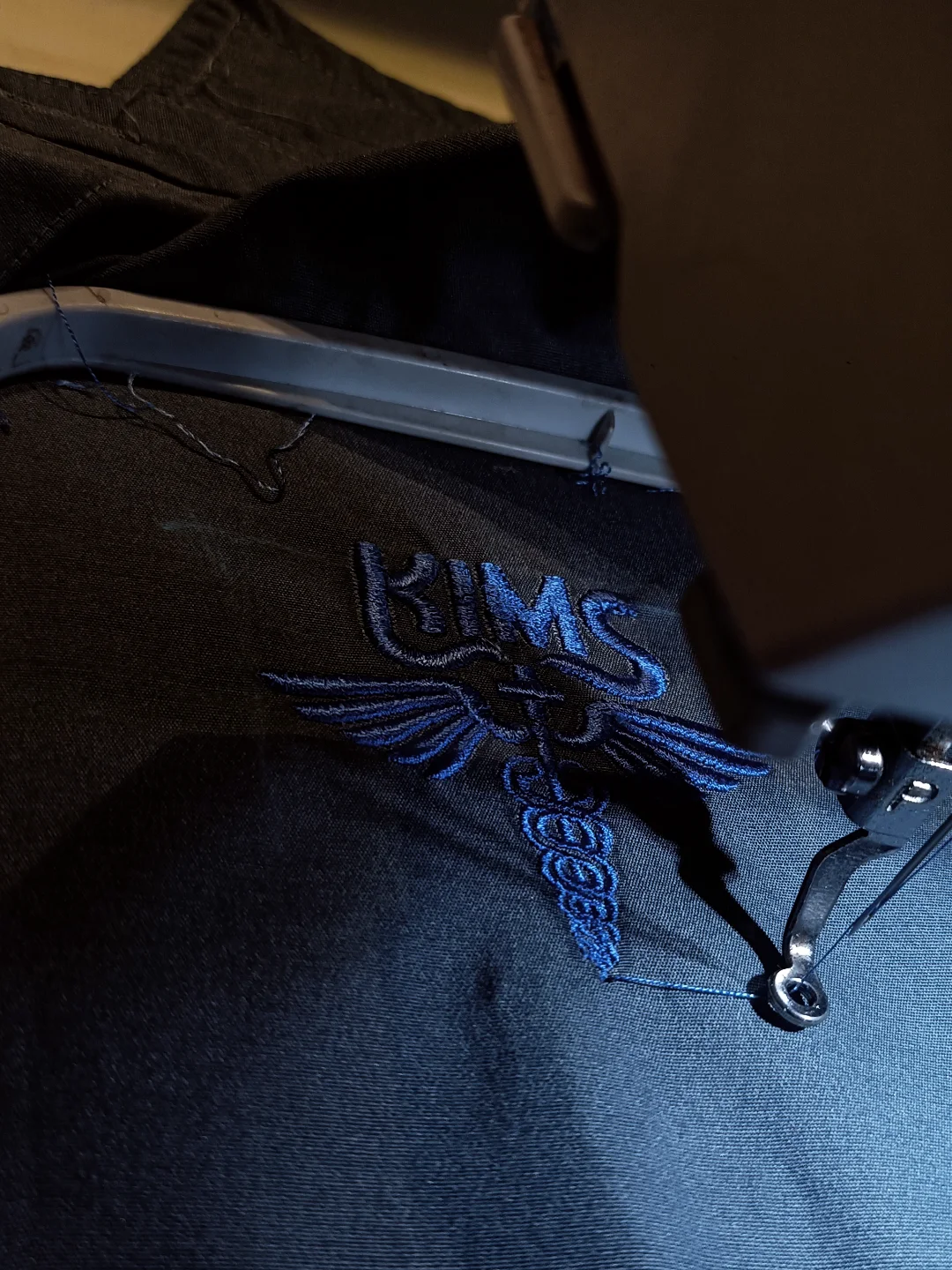 Professional name stitching  on hospital jackets, uniforms