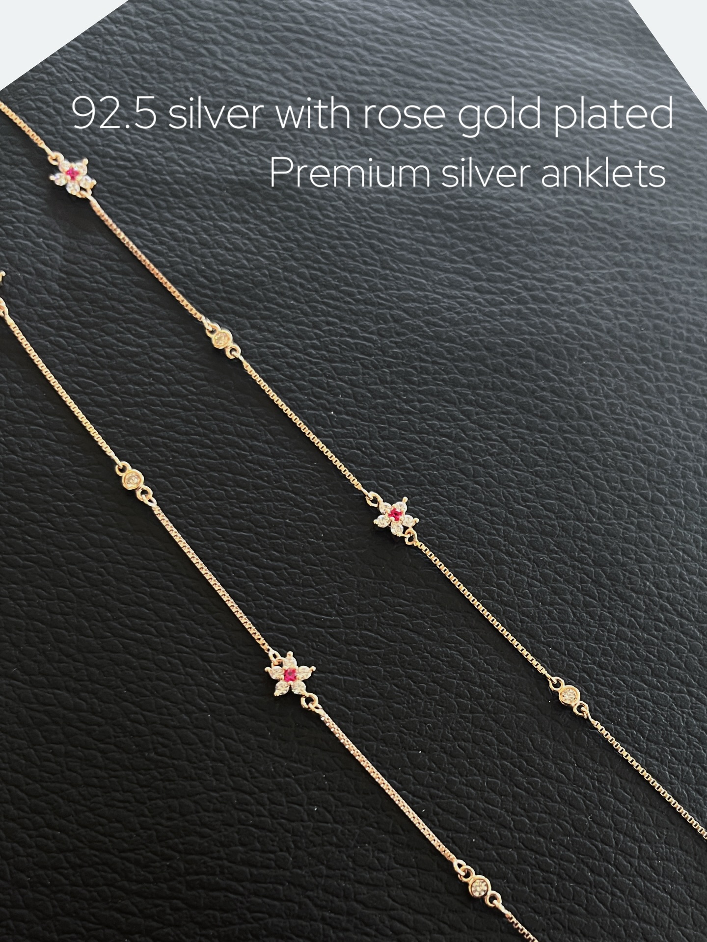 Designer Silver Anklets